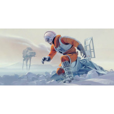 Star Wars Hoth piloot fotobehang, ideaal voor een sci-fi thema kamer.