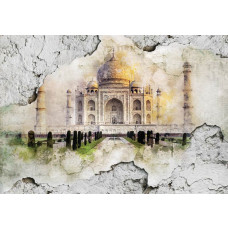 Fotobehang van de Taj Mahal, indrukwekkend en historisch.