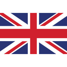 Fotobehang met de Union Flag van Groot-Brittannië.
