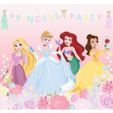 Disney Prinsessen fotobehang, met alle favoriete prinsessen, perfect voor een meisjeskamer.