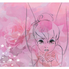 Tinkerbell Disney fotobehang, perfect voor een sprookjesachtige kinderkamer.