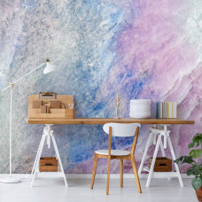 Een fotobehang met een stijlvolle marmeren muur, ideaal voor een kantoor.