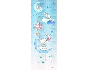 Winnie de Poeh fotobehang met sterrenhemel, ontworpen voor een rustige en speelse kamer.