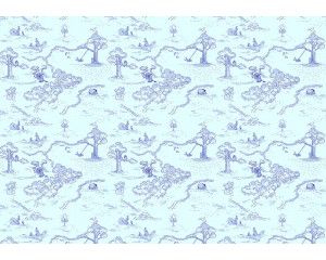 Winnie de Poeh kinderkamer fotobehang, met een vrolijke Poeh in een bosrijke setting.