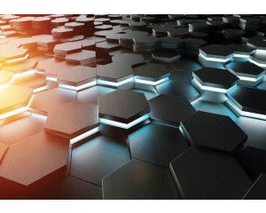 3D gaming fotobehang voor een gameroom, met een realistisch effect van een virtuele wereld voor gamers.