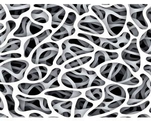 Fotobehang 3D Kunstwerk in zwart-wit