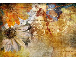 Fotobehang Abstract Bloemendesign