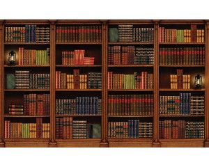 Fotobehang van een tropisch strand met een eenzame palmboom, een warme zonsondergang en een helderblauwe zee