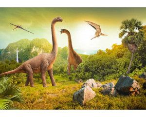 Gouden marmer en verenpatronen versmelten op dit fotobehang, met een elegante en industriële uitstraling.