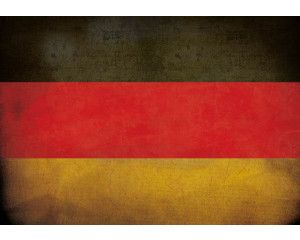 Fotobehang met een vintage Duitse vlag van Duitsland.