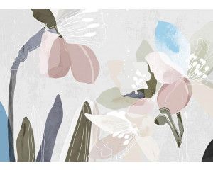 Fotobehang Elegante Bloemenkunst