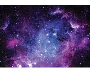 Galaxy fotobehang van het heelal, ruimte thema met sterren en planeten voor een fascinerende en dromerige sfeer.