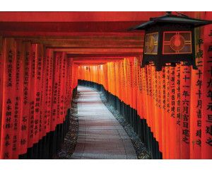 Fotobehang met een 3D-gang in China, gedetailleerd en realistisch.