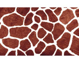 Fotobehang van de huid van een giraffe, met een close-up van het patroon van de vacht.