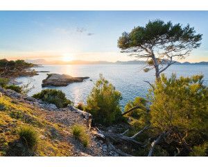 Fotobehang van de Stille Zuidzee, perfect voor een serene en ontspannende kamer.