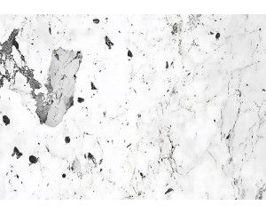 Fotobehang met een luxe witte marmerlook en fijne grijze aders voor een elegante uitstraling.
