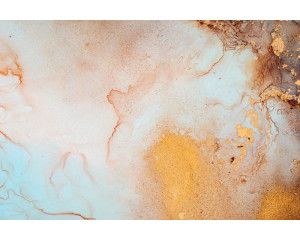 Fotobehang van marmeren kunst met roze en gouden tinten, weergegeven in een luxe abstract ontwerp.