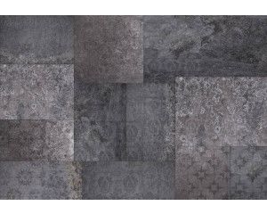 Fotobehang met marmeren platen in ambra nera, geeft een luxe en artistieke uitstraling aan elke kamer.