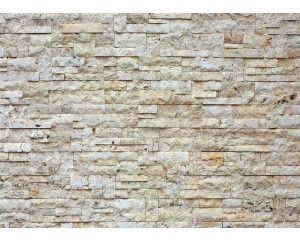 Fotobehang met een moderne, bakstenen muur