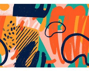 Fotobehang Moderne Kunst in Abstract Design