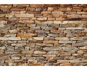 Fotobehang Natuurlijke Stenen Muur