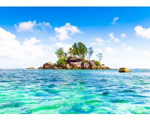 Fotobehang Onbewoond Eiland