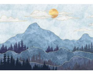 Fotobehang Oosters Landschap