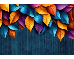 Fotobehang Sfeervolle Bladeren