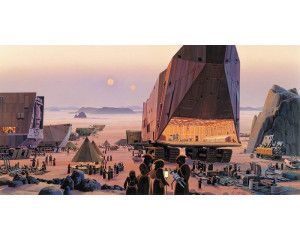 Java Market Star Wars fotobehang, perfect voor een avontuurlijke kamer.