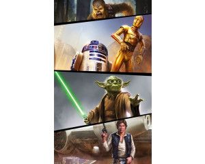 Star Wars Moments Rebels fotobehang toont de heldhaftige opstandelingen uit de Star Wars franchise in epische gevechtsacties.
