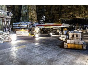 Star Wars Rebel Base fotobehang, een strategische weergave van de basis, perfect voor een avontuurlijke kamer.