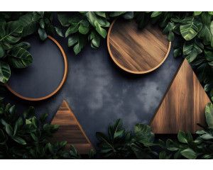 Fotobehang Stijlvolle Geometrische Abstractie