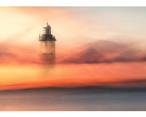Fotobehang Vuurtoren in het Avondlicht