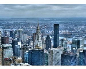 Fotobehang Wolkenkrabbers in New York