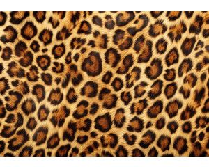 Fotobehang van een panterprint met luipaardvacht en jaguar, voor een wilde en exotische uitstraling.